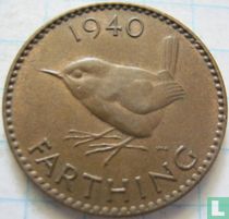 United Kingdom 1 farthing 1940