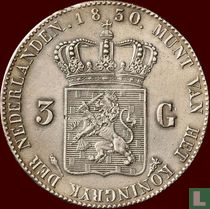 Pays-Bas 3 gulden 1830 (1830/24)