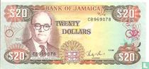 Jamaica 20 Dollars 1986
