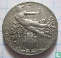 Italien 20 Centesimi 1910