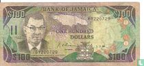 Jamaica 100 Dollars 1991