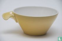 Bowl with curly ear dark yellow