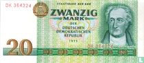 East German 20 Mark 1975 (P29a) 