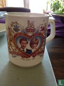 Becher - Hochzeit Charles und Diana