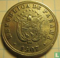 Panama 2½ centésimos 1907