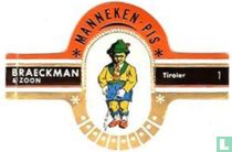 Manneken Pis NF (Braeckman & Zoon) sigarenbandjes catalogus