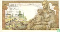 Frankreich 1000 Francs  