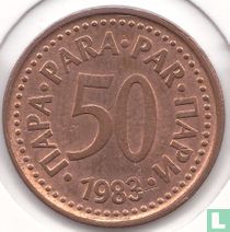 Yougoslavie 50 para 1983