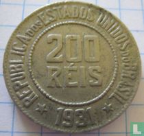 Brasilien 200 Réis 1931