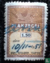 Fiscal stamp Indonesia 1.50