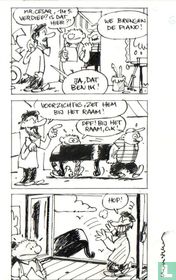 Carlson-original drawing Tom Carbon gag 'the piano