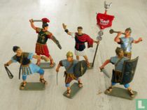 Starlux Romeinen 1:32 eerste serie 7022.. soldats miniatures catalogue