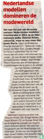 Les mannequins néerlandais dominent le monde de la mode
