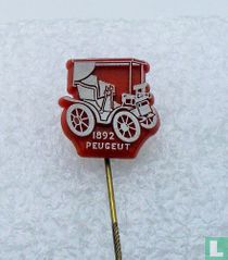Peugeut 1892 [weiß auf rot]