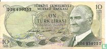 Türkei 10 Lira ND (1966/L1930)