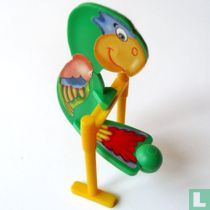 Parrot on stick