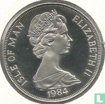 Man 1 crown 1984 (PROOF - zilver) "1984 Winter Olympics in Sarajevo - figure skating"