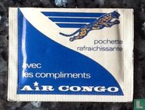 Serviette rafraîchissante Air Congo