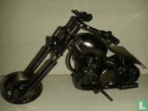 Gerecyclede Zwarte Harley Davidson