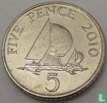 Guernesey 5 pence 2010