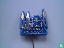 Koppelpoort Amersfoort [gold on blue]
