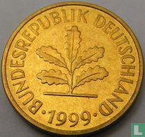 Duitsland 5 pfennig 1999 (A)