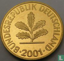 2001 Deutschland 10 Pfennig (J)