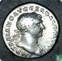Roman Empire, AR Denarius, 98-117 AD, Trajan, Rome, 107 AD var.