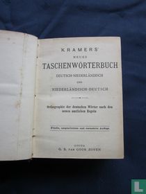 Kramers' neues taschenwörterbuch