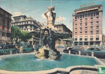 Roma Fontana del Tritone Cars and Taxi's