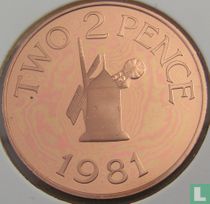 Guernsey 2 pence 1981 (PROOF)