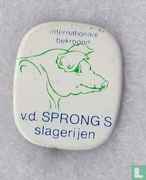 V.d. Sprong's slagerijen internationaal bekroond (cochon) [vert-bleu]