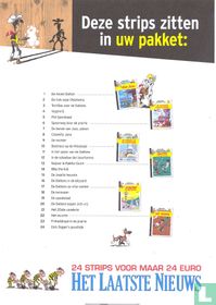 Brochure d'information + enveloppe Collection de bandes dessinées Lucky Luke