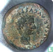 Romeinse Rijk, As, 14-37 AD, Tiberius, Italica, Hispania