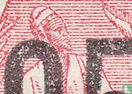 1912 Pulas herder, met opdruk postzegelcatalogus