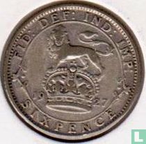 Vereinigtes Königreich 6 Pence 1927