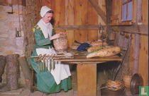 Pilgrims fist fort and church Basket Weaving