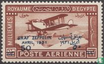 Avion postal avec surcharge