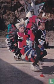 CM-132 USA Little Cherokee Indian Dancers Qualla reservation