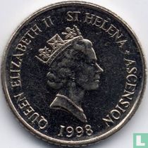 Sainte-Hélène et Ascension 5 pence 1998