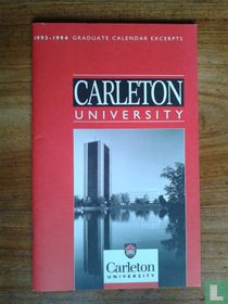 Graduate Calendar Excerpts
