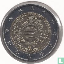 Deutschland 2 Euro 2012 (G) "10 Jahre Euro"