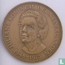 Nederland 1973 25-jarig regeringsjubileum koningin Juliana