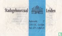 Stadsgehoorzaal Leiden
