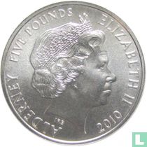 Alderney 5 pounds 2010 "Engagement of Prince William and Catherine Middleton"