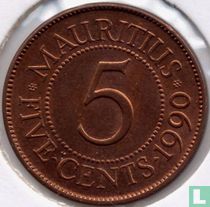 Mauritius 5 Cent 1990
