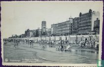 Blankenberghe La Digue et la Plage. Zeedijk en Strand