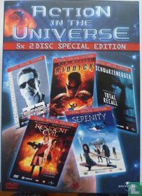 The Chronicles of Riddick + Resident Evil + Total Recall + Serenity + Judgement Day [volle box]