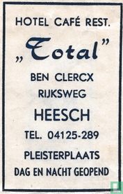 Hotel Café Rest. "Total"
