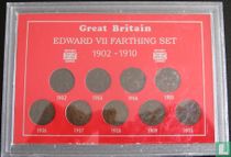 United Kingdom combination set "Edward VII farthing set"
